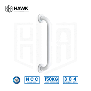 Concealed Fix Grab Rails – Ripple White